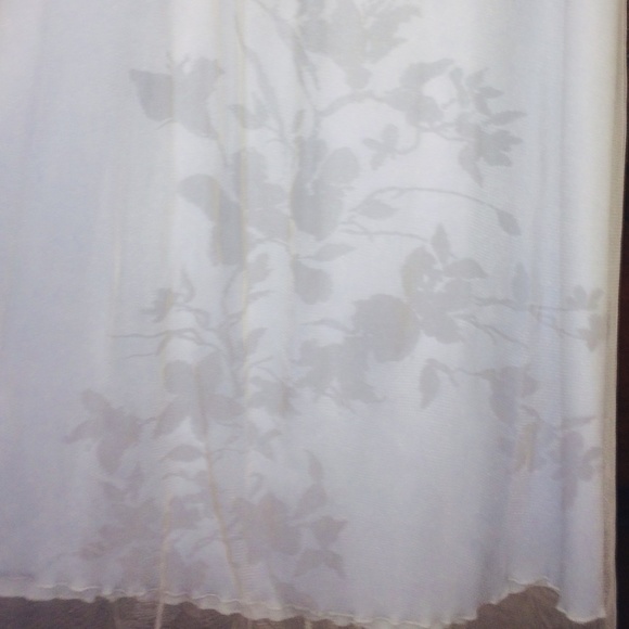 Vintage Ladies La Senza Lingerie, pale Blue gown with white overlay sz M - Picture 5 of 8